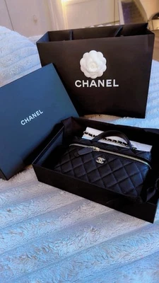 CHANEL Cosmetic Case In Women's Bags & Handbags for sale | eBay