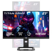 TITAN ARMY 27in Gaming Monitor,2K,2560 1440,16:9,240Hz,1500:1 Gaming PC Monitors