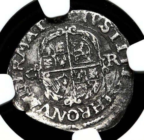 ENGLAND. Charles I. 1625-1649, Silver Halfgroat, S-2828, NGC VF Details