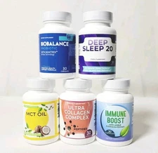 Mitolyn Supplement Bundle - Probiotics, Sleep, Mct, Collagen, Immune (EXP:07/26)