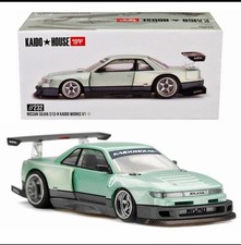 MINI GT x KAIDO HOUSE NISSAN SILVIA S13-R WORKS V1 1/64 SEA FOAM GREEN KHMG232