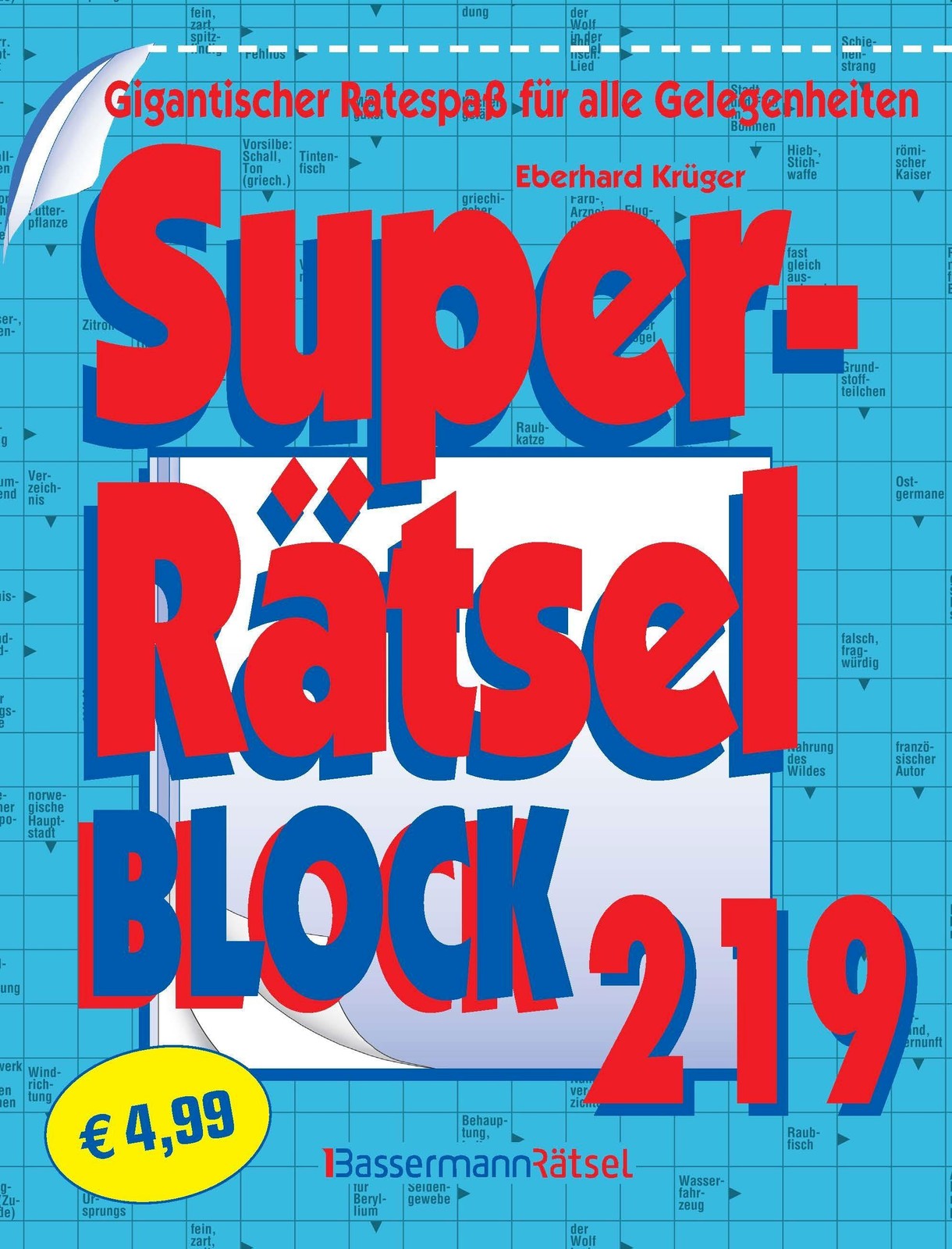 Superrätselblock 219 Eberhard Krüger