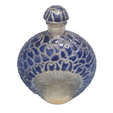 Rare René Lalique « La Violette » Gabilla, Flacon de Parfum Ancien Art Déco 1925