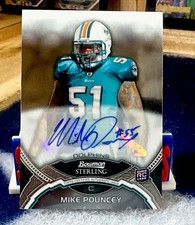 2011 Bowman Sterling #BSA-MP MIKE POUNCEY Autograph AUTO Rookie RC 🔥 