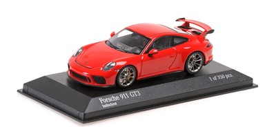Miniature Minichamps 1/43 – Porsche 911 GT3 2017 – Coupé Métal Neuf Sous Boîte (410066030)
