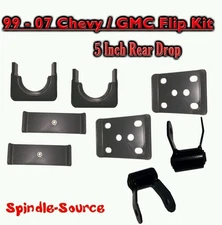 5" REAR Flip Kit Shackle FOR 99 - 07 Chevrolet Silverado GMC Sierra 1500 Truck
