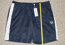 Sergio Tacchini ROMBO SHORTS Shorts Size 2XL Navy  White Design  NEW
