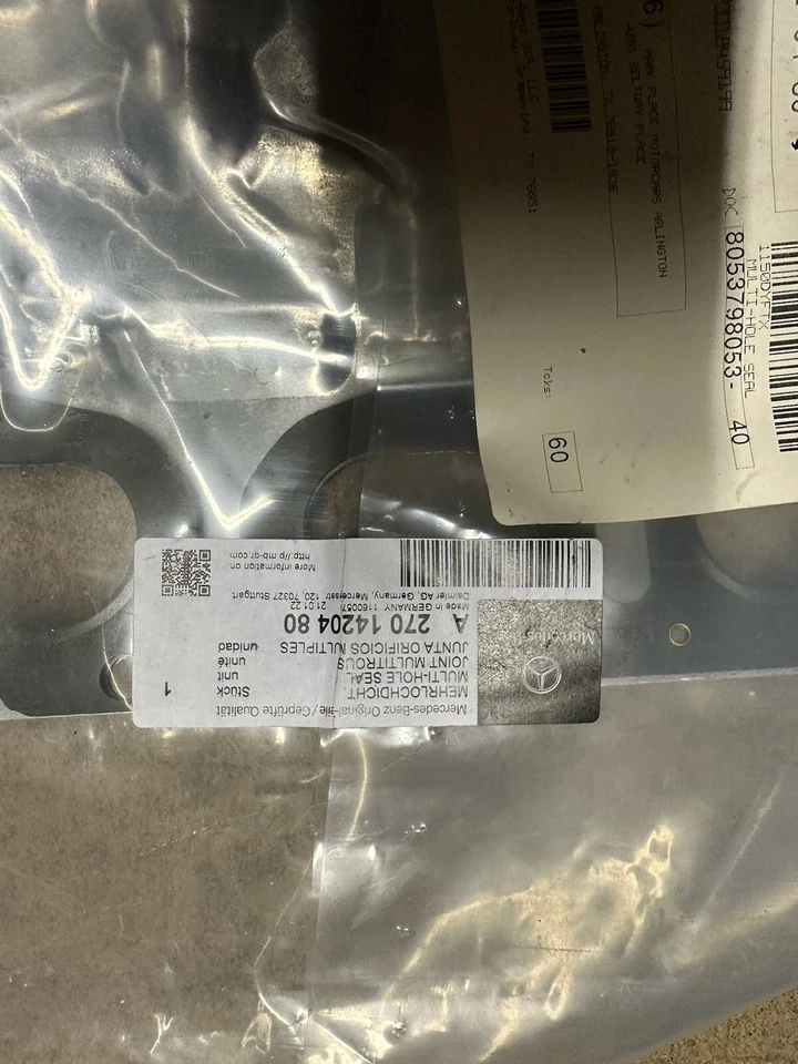 Mercedes X156 GLA250 CLA250 Turbocharger Exhaust Manifold Heat Shield OEM 24k - Image 2 of 2