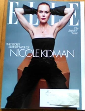 ELLE MAGAZINE APRIL 2024 with NICOLE KIDMAN on cover THE IMPACT ISSUE, BRAND NEW