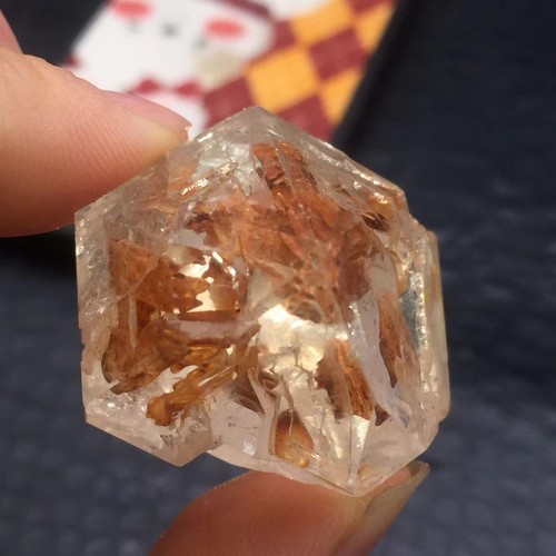 Raro Natural Esqueleto Crudo Cuarzo Cristal Tragaluz Cetro Puntos Decoración 33g - Imagen 12 de 17