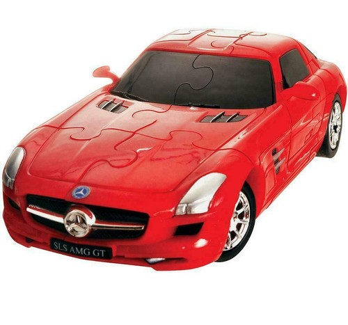 Mercedes-Benz SLS AMG GT 3D Puzzle 60 Teile rot Alter 8+1:32 Maßstab Neu in verpackter Verpackung - Bild 6 von 9