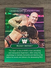 2010 Topps Platinum Legendary Green Randy Orton Jake the Snake Roberts /499