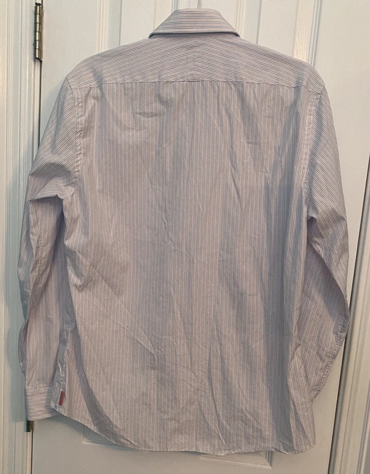 Camisa de vestir rosa para hombre London 16/41 Foto 2 de 4