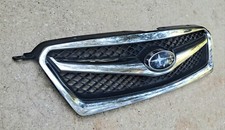 2010-2012 Subaru Legacy Sedan Front Grille Chrome Black Emblem Scratches