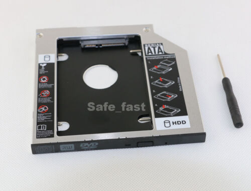2° disco rigido SATA alloggiamento ottico caddy per Dell Inspiron 17-5758 Swap DU-8A5LH - Foto 1 di 6