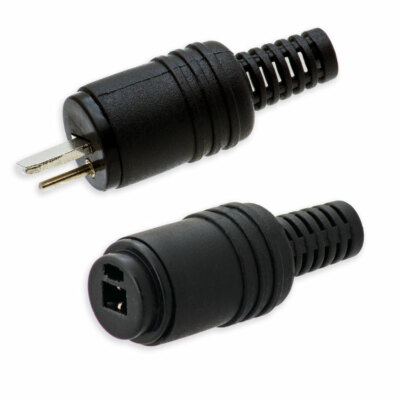 Din 2-pol. Lautsprecher Audio SET 1x LS-Stecker 1x LS-Buchsen schraubbar Adapter