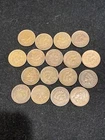 17 PC LOT 1909 INDIAN HEAD 1C PENNIES G-XF