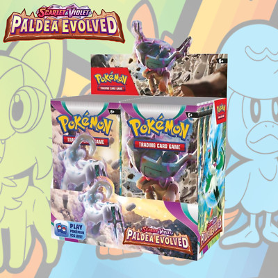 Pokemon TCG Scarlet and Violet Paldea Evolved Booster Box New