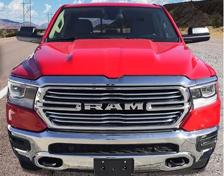 GI-160 CHROME GRILLE OVERLAY 2019-2021 RAM 1500 LARAMIE/LONESTAR/BIGHORN - Image 2 of 2