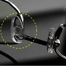 Eyeglass Nose Pads SCREW ON High Quality Soft Silicone Glasses Repair FAST SHIP