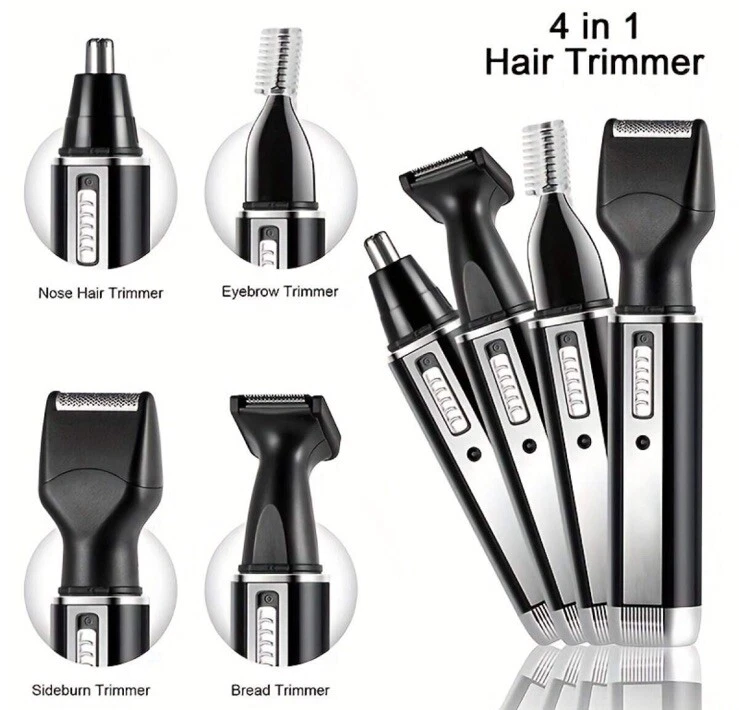 Electric Ear Beard Nose Hair Trimmer Eyebrow Mustache Remover Shaver Clipper New