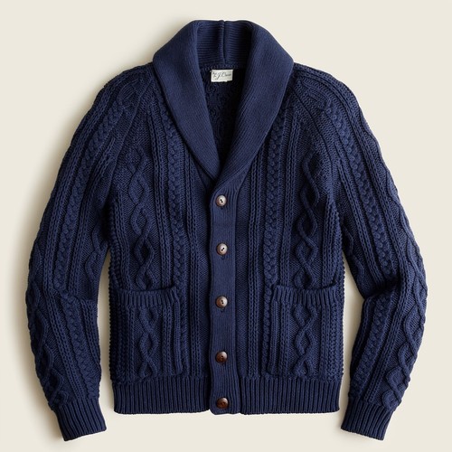 cable cardigan sweater | eBay