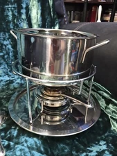 Vintage Revere Ware Fondue Set All Pieces Included.