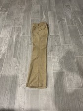 VTG 70s Sears put on shop bell bottom Corduroy Retro hippie flare pants 28x30