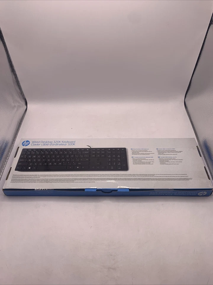 HP Desktop 320K Wired Keyboard (9SR37AA#ABA) - Image 4 of 4