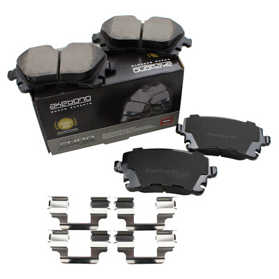 Akebono Euro Rear Ceramic Brake Pad Set For Audi A6 A8 Quattro Q5 RS4 RS6 S8 SQ5