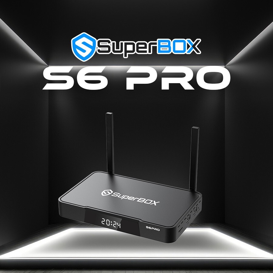 SuperBox S6 PRO 2025 NEWEST Version Easy to Use TV Box