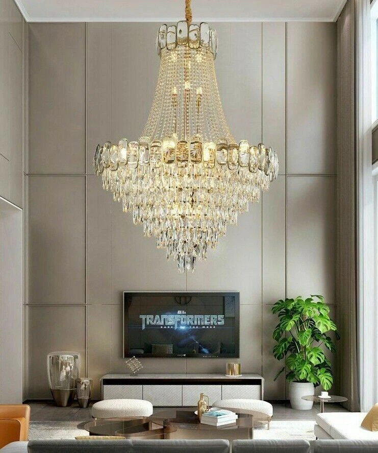 A clearance crystal chandelier
