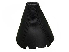 Schwarz Faden Echtleder Schaltmanschette Schaltsack Für SEAT TOLEDO 2004-2009