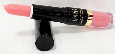 Laura Geller Prep-N-Go SPLIT SECOND Lip Scrub Tint Duo Smooth .16 oz/4.5g New