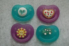 Magnetic Pacifier For Reborn Doll - Hears, Car & Flower