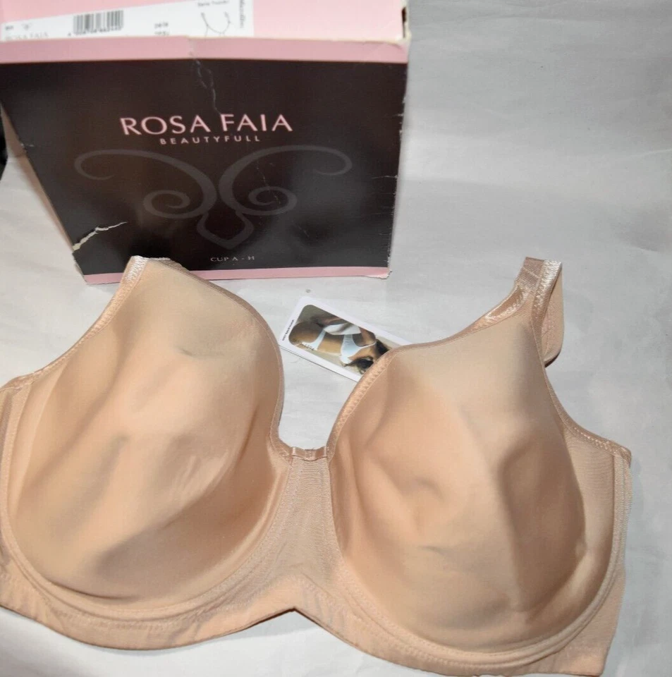 Nuevo en caja Sujetador con aros de microfibra Twin Air Aerosoft Rosa Faia 5650 42D Foto 4 de 4