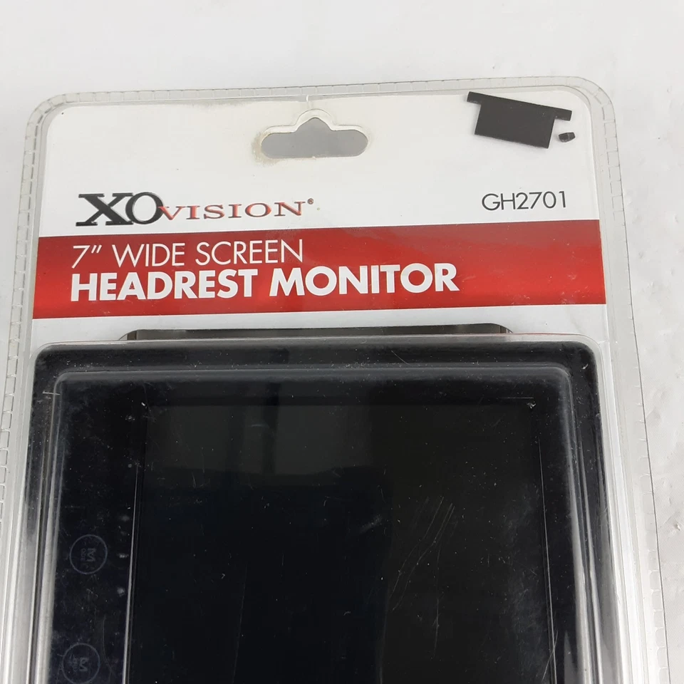 XOvision 7" Wide Screen Headrest Monitor New In Original Packaging - Image 4 of 4