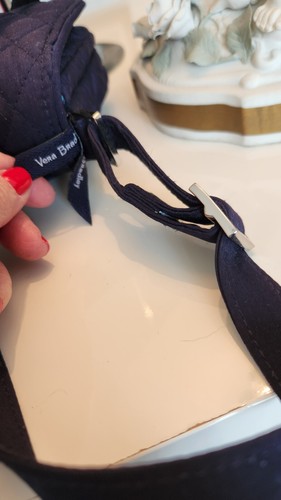 Vera Bradley Umhängetasche dunkelblau Mikrofaser Drehverschluss Crossbody  - Bild 10 von 18