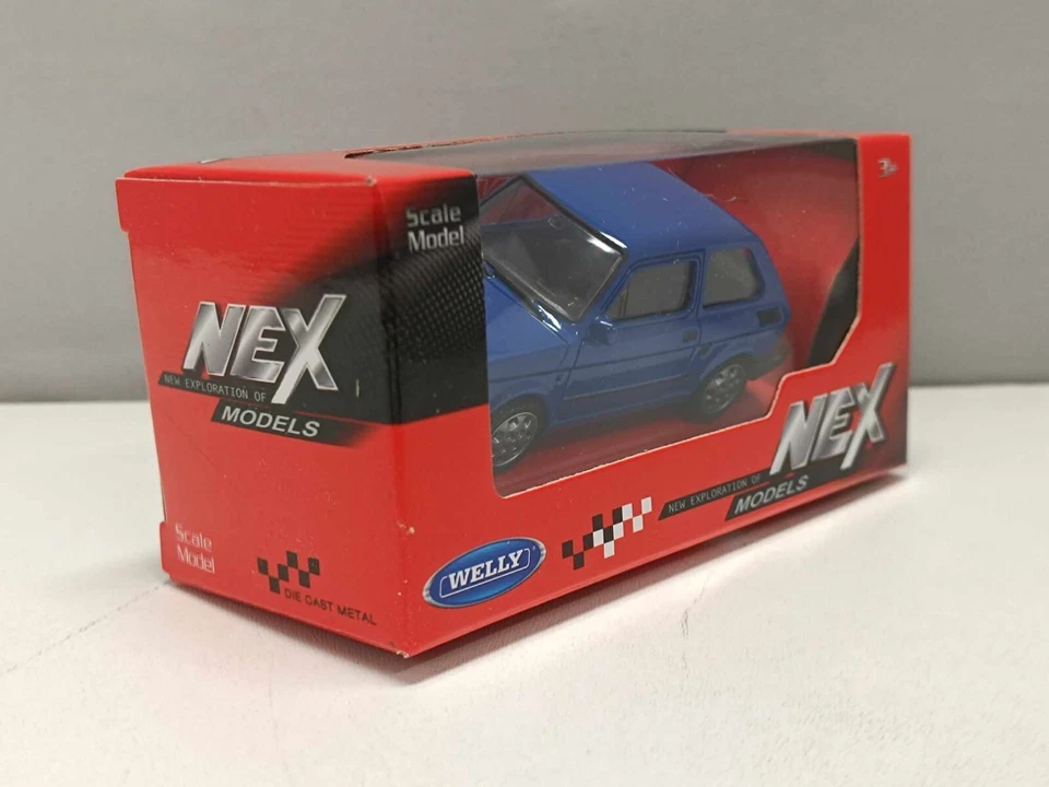 Fiat 126 - 1980 Blu Blue Welly Nex 1:43 Modellino Auto Nuovo - Immagine 4 di 4