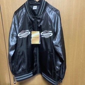 Sukajan SEGA SATURN Japan Satin Embroidery Souvenir Jacket Size LL (US L) New