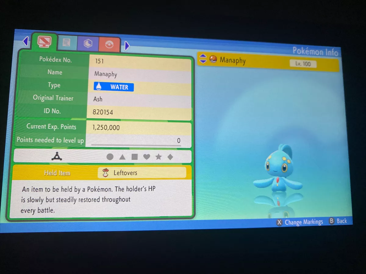 ✨Shiny Phione + Manaphy 6IV✨ Pokemon HOME Premium Pokémon Transfer 🚀Fast🚀