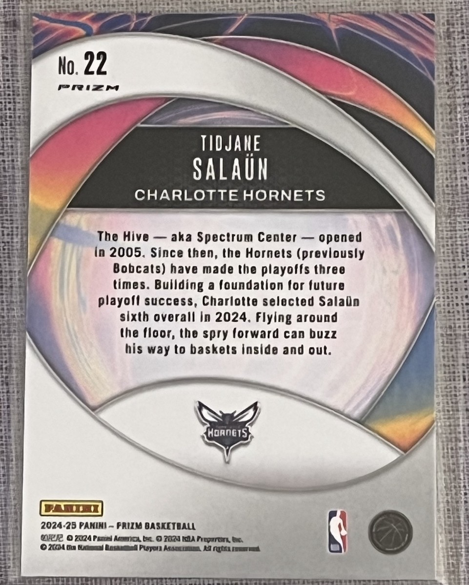 2024-25 Tidjane Salaun Panini Prizm Instant Impact Silver 2024-25 Tidjane Salaun Panini Prizm Instant Impact Silver