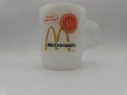 Vintage Fire King McDonalds Good Morning Milk Glass Mug