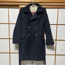 45rpm & JOBU DE NAGAMOCHI Trench Coat SM Elegant Wool Used