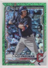 2021 Bowman Chrome Prospects Green Mini-Diamond Refractor 9/99 Tyler Freeman s3g