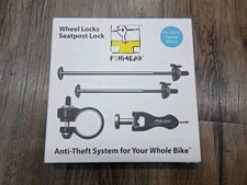 Pinhead 3-Pack Lockset Wheel Locks Seatpost Lock For Quick Release Wheels
