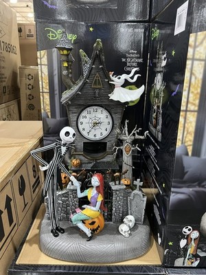 Disney Nightmare Before Christmas Animated Clock Tower LED Music 22 In