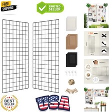 Wall Photo Grid Shelf, Wall Hanging Ins Art Display Grid Panel for Decor  St...