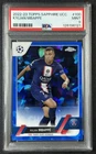 KYLIAN MBAPPE PSA 9 2022 TOPPS CHROME SAPPHIRE UCC #100 REFRACTOR PSG 121