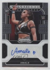 2022 Panini Prizm WWE Sensational Signatures Amale #SS-AML Auto ux8